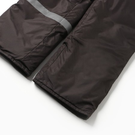 Pants are children insulated, black color, height 128 cm-2