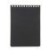 Notebook plastic cover A6, 80 sheets on the crest Diamond, black