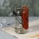 Glass beer mug "with light steam", 500 ml