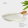 Porcelain dish for serving with bamboo pen Bellatenero, 30 × 19.5 cm, white color