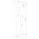 Lamp ceiling Elektrostandard, Diffe Led 5 watts, 27x27x178 mm, IP20, white color