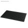Muddy mud -bearded rug, 50 × 80 × 1.6 cm, black color