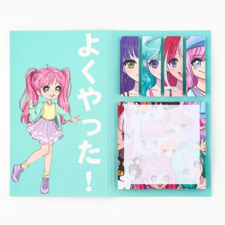 Book of stickers "Anime", 5 blocks, 30 liters-1