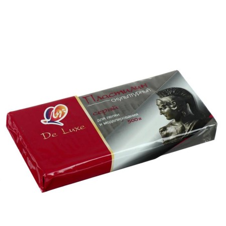 Plasticine sculptural gray, 500 g "Ray" de luxe