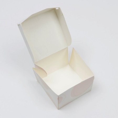 Gift folding box, packaging, "with love", 12 x 8 x 12 cm-3
