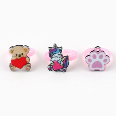 Ring 3 pcs with tattoo "Magic" 8 x 12 cm-4