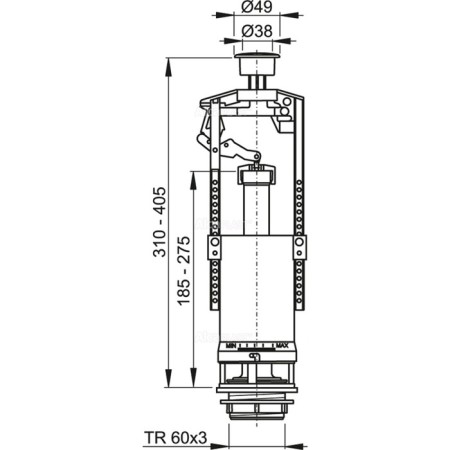 Alcaplast a2000 toilet drain-1