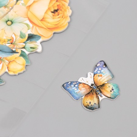 Sticker Plastic Interior "Yellow Bouquet" 40x31 cm-2