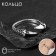 Ring "Right" claws, color black silver, dimensionless