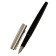Gift feathers in the leatherette case, black body with silver