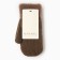 Baby mittens minku, light brown color, 18 cm