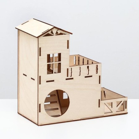 Rodent Castle, 16 x 24 x 23 cm