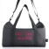 Female sports bag, textura, small size, gray color