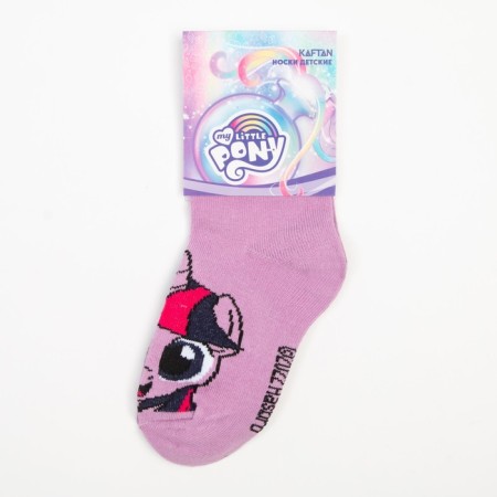 Носки для девочки «Искорка», My Little Pony, 14-16 см, цвет фиолетовый-4