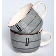 Elrington mugs “Airbrus. Light graphite 