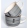 Elrington mugs “Airbrus. Light graphite ", 500 ml, 6 pcs