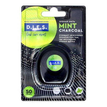Dental thread D.I.E.S., mint with angle, 50 m