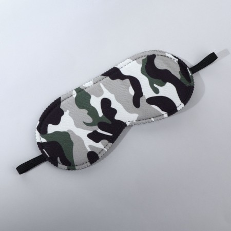 Camouflage mask for sleeping 20 × 8.5 cm, elastic band is single, multi -colored-2