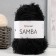 Yarn "Samba" 100% polyester 150m/100g (02 black)