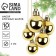 Christmas balls New Year, for the New Year, d = 3 cm, 10 pcs., Golden color