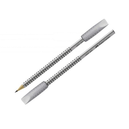 Lastik 2 pcs. Faber-Castell synthetics Grip 2001 (cap) gray-1