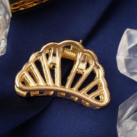 Hair crab "Margarita" arc strips, 2.5 cm, gold