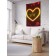 Decorative panel with photo printing "Love", vertical, size 150x200 cm