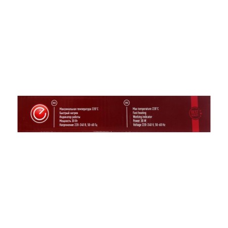 Energy EN-861, 30 W rectifier, aluminum coating, 18x75 mm, up to 220 ° C, black-4