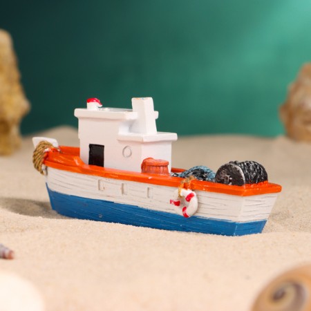 Souvenir ship "Fisherman" 10cm-5