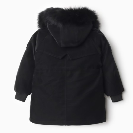 Winter jacket for girls, black color, height 116-122 cm-4