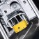 Sticker Plastic Interior triptych "yellow transport" set 3 sheets 29.5x61 cm