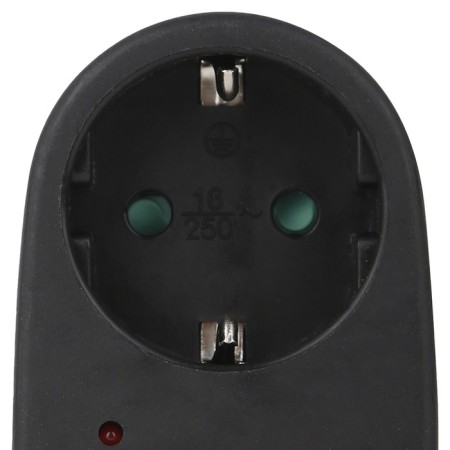 Adapter 1 Nest + 2 USB port, on the euro fork, s/h, 16a, 230V, 3680W, IP20, black, 27419 3-3