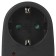 Adapter 1 Nest + 2 USB port, on the euro fork, s/h, 16a, 230V, 3680W, IP20, black, 27419 3