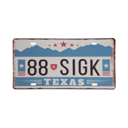 Decorative license plate, Texas, 30 × 15 cm