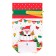 Polyethylene gift package with ties "New Year's toe", 15x23cm