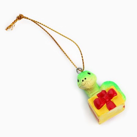Christmas tree toy New Year's "snake in the box", for the New Year, 3.5 x 2.7 cm-3