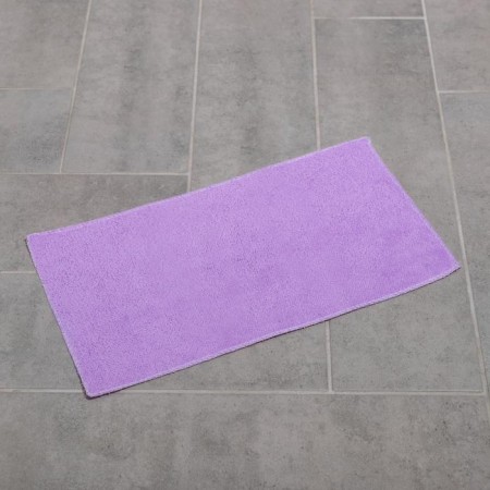 Nozzle for a flat mop with a clip-butter of a share, 40 × 21 cm, microfiber, lilac color