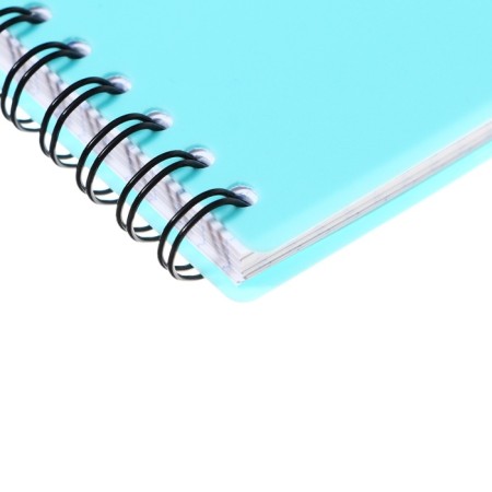 Notebook A5, 80 sheets in the cage on the crest Erichkrause "Pastel", plastic cover, OFSET BOLK, 100%whiteness, mix-9