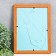 Photo frame wood 15x21 cm pine, No. 1 amber 17 mm (plastic screen)