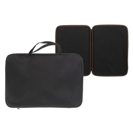 Folder for drawings and drawings A3, 470 x 350 x 20 mm, handles, textile, calligrata standard, black, density 600d-1