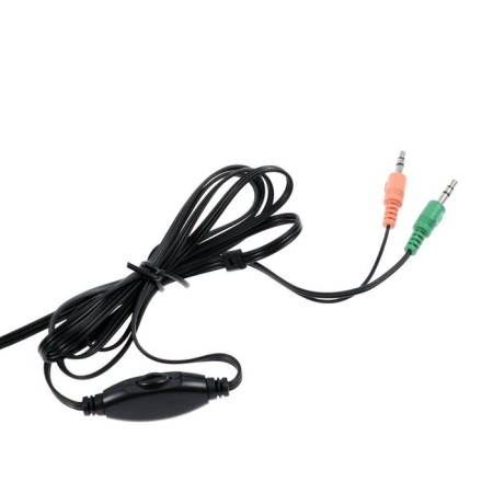 Ritmix RH-512M headphones, computer, microphone, 105 dB, 16 Ohm, 3.5 mm, 1.8 m, black-6