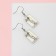 Earrings "Tarot" Hermit, Color Silver