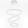 Suspended Citilux “duet” CL719650, 60x60x30 cm, 3x48.33W, led, white color