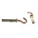 Anchor bolt bison, with a hook, yellow -preservated, 8x40 mm, 60 pcs