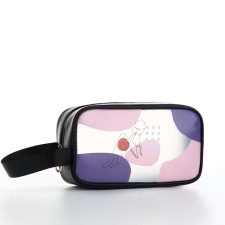Cosmetic bag PVC Matte silhouette, 21*7*12, OTD on Lightning PL40, Black