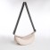 Cross-Bodi, L-Craft on the zipper, a long belt, the color of a light-beige