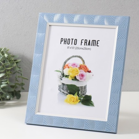 Photo frame plastic 20x25 cm "arc" blue 30x25.5 cm-1