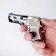 Gas lighter "Desert Eagle" with a laser pointer, black 6x9 cm