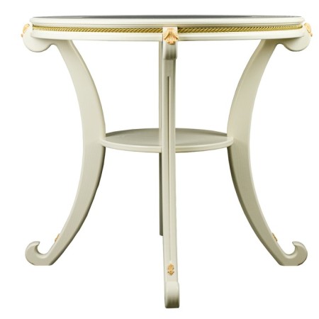 Gloria Gloria table, 740x740x650, oak champagne-3