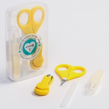 Child care set, 4 subjects, yellow color